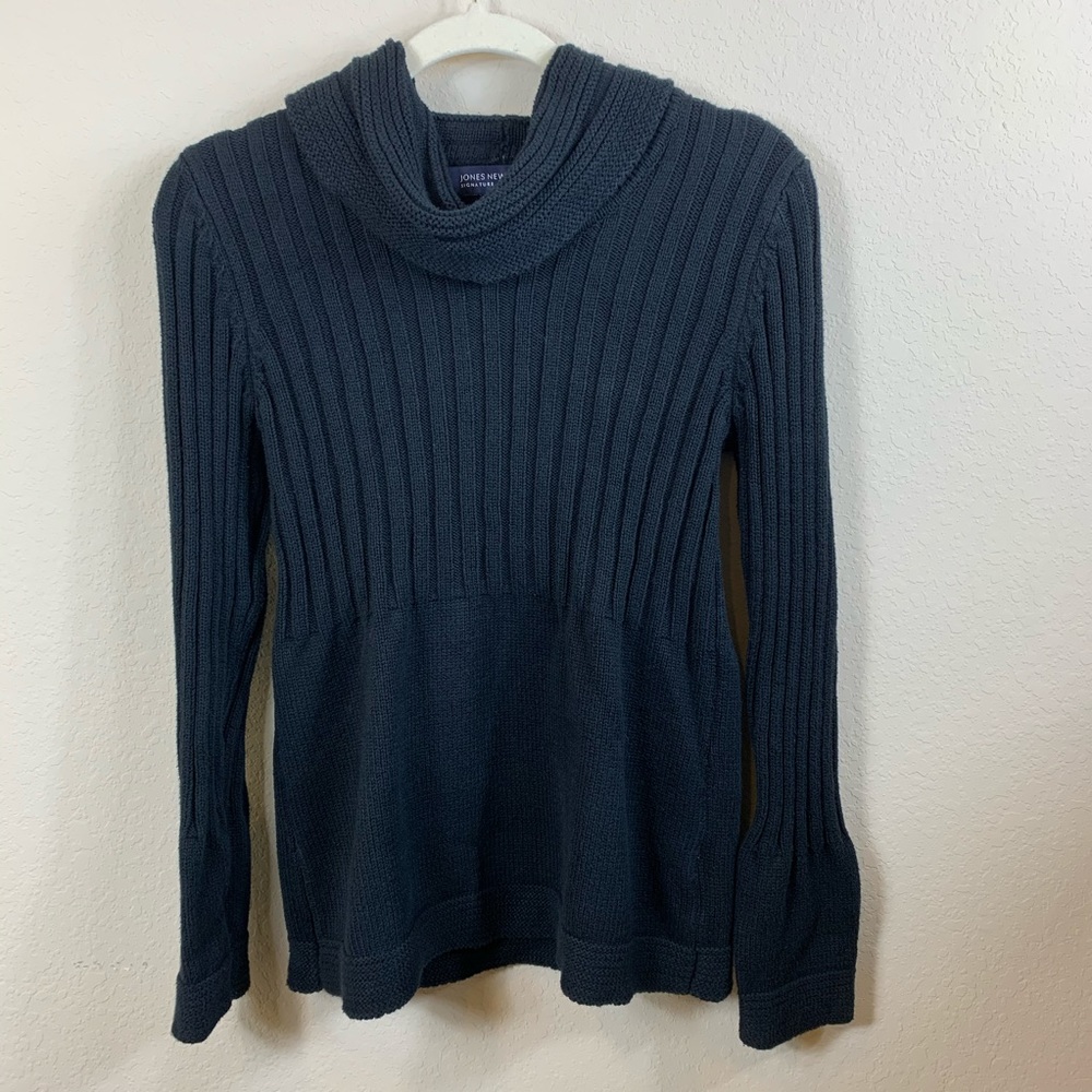 Jones New York Signature Cowl Neck Women Sweater